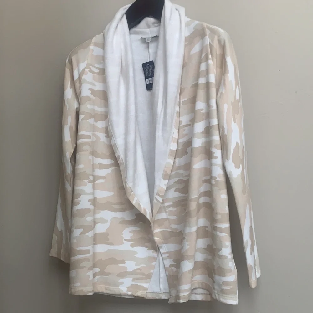Lucky Brand Camo Open-Front Cardigan NWT - Picture 5 of 12